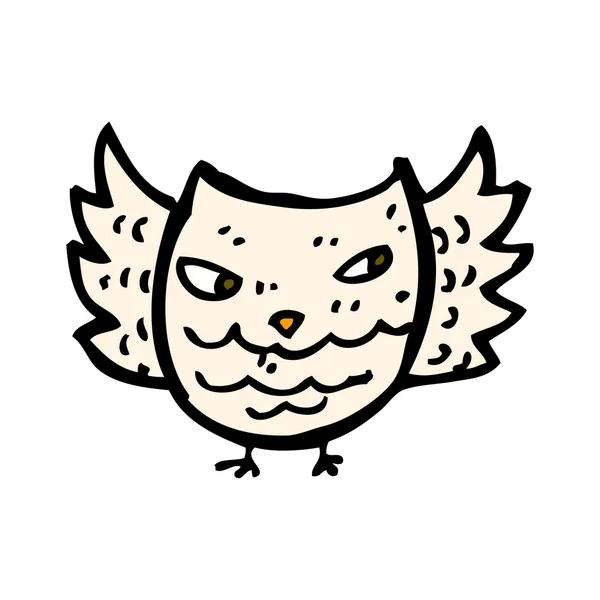 Owl on a white background — Stock Vector