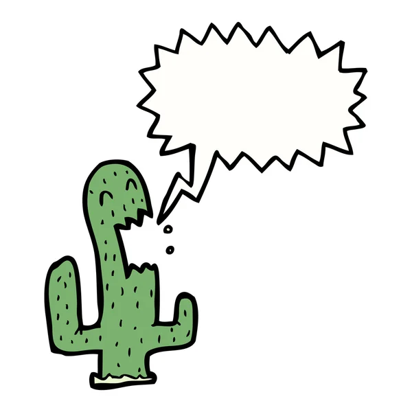 Cactus sur fond blanc — Image vectorielle