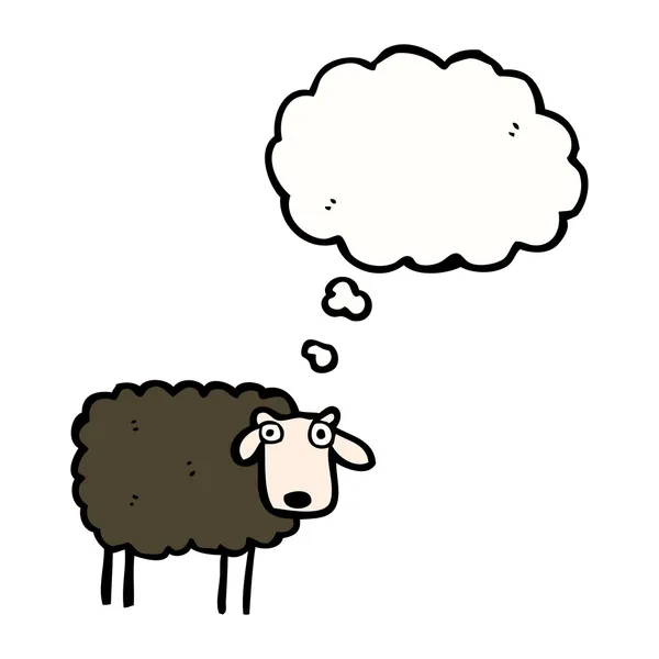 Черная овца — стоковый вектор