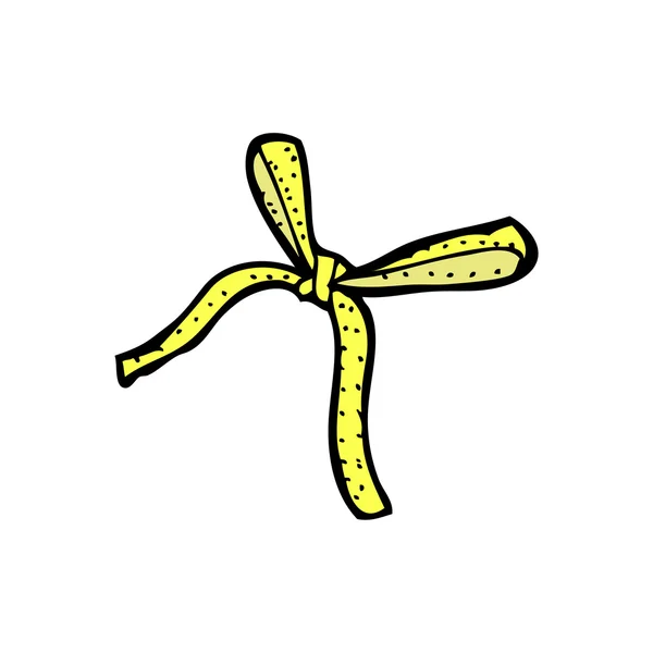 Ruban jaune — Image vectorielle