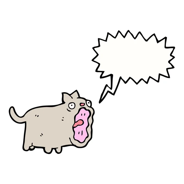 Högljudd katt — Stock vektor