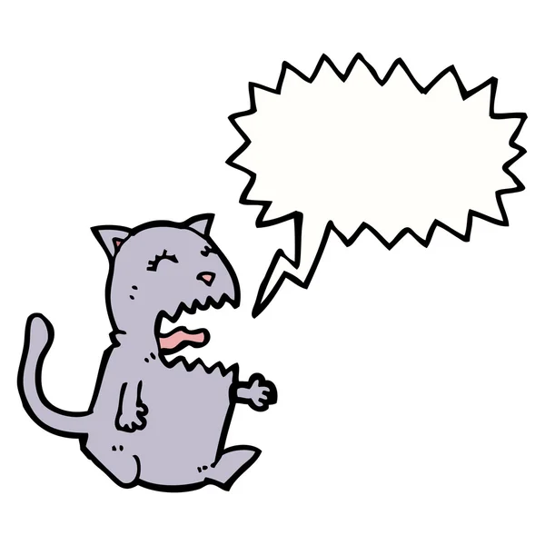 Rolig katt — Stock vektor