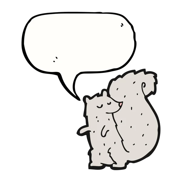 Écureuil gris — Image vectorielle