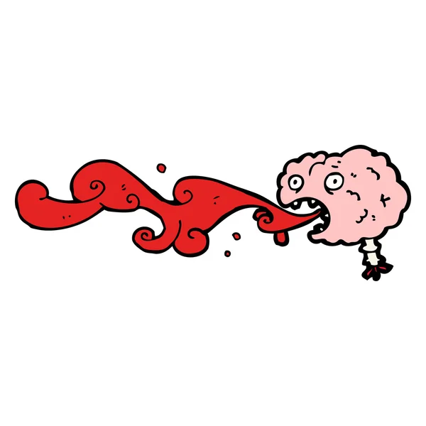 Gross brain — Stock Vector