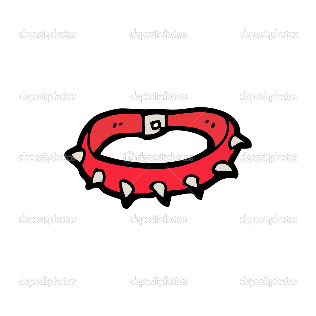 Spiky dog collar Stock Illustration by ©lineartestpilot 20921443