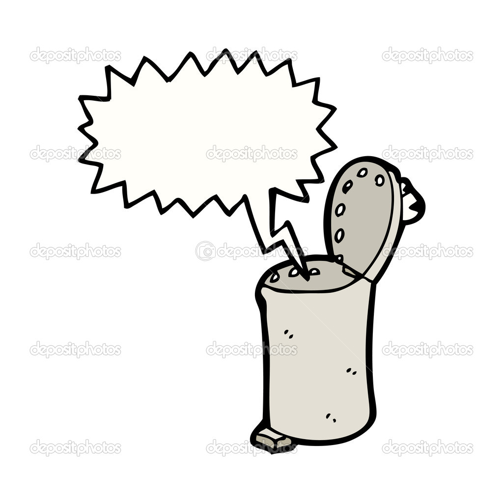 Talking rubbish can Stock Vector Image by ©lineartestpilot 20921919