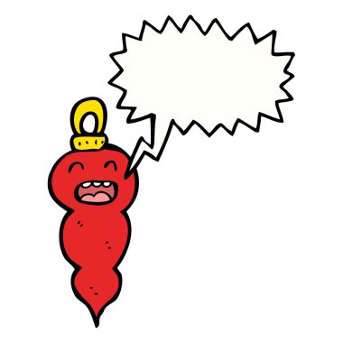 Kırmızı Noel mücevheri