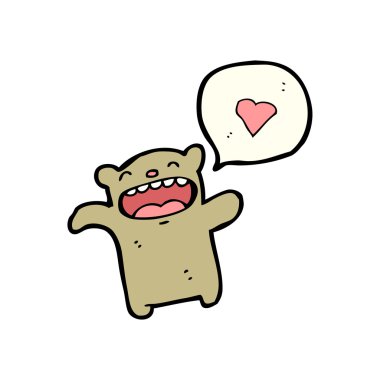 kalp teddy bear love