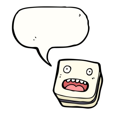 Beyaz arkaplanda şeker