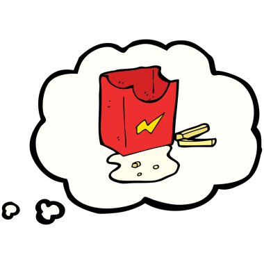 patates kızartması boş kutu