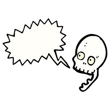 Funny halloween kafatası