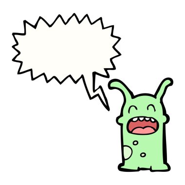 komik küçük uzaylı istilacı