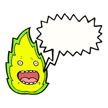 Cadılar Bayramı alev hayaleti