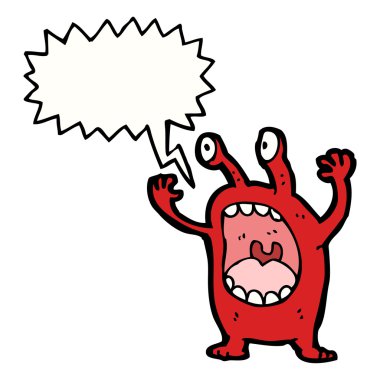 konuşma balonu ile yabancı