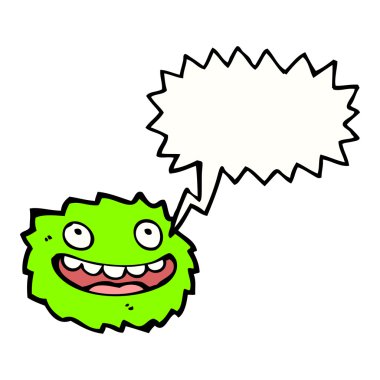 Yeşil tüylü yaratık