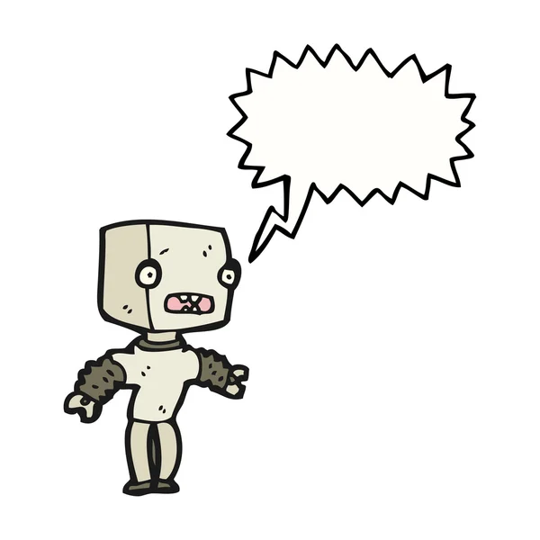Маленький робот паніки — стоковий вектор