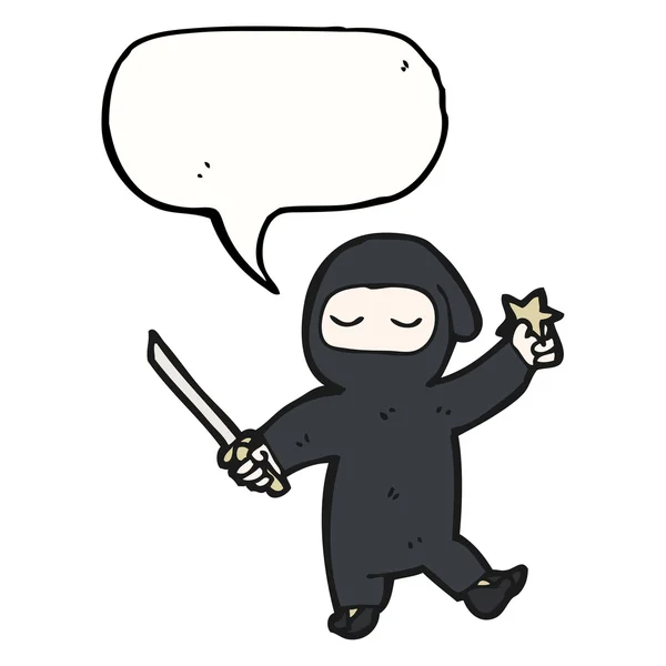 Ninja — Stockvektor