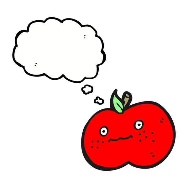Roztomilý jablko — Stockový vektor