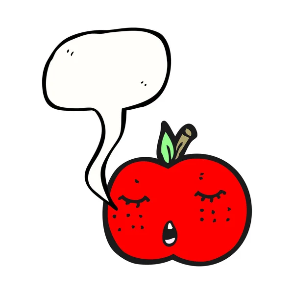 Pomme chantante — Image vectorielle