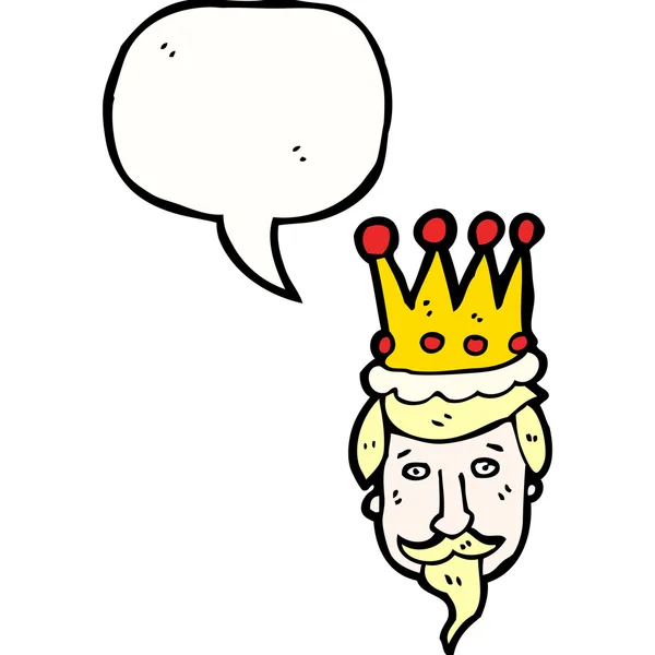 King's head — Stockový vektor