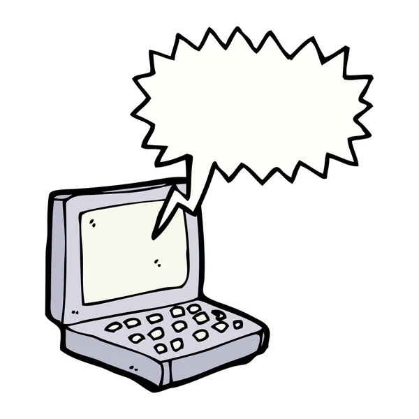 Dizüstü bilgisayar — Stok Vektör