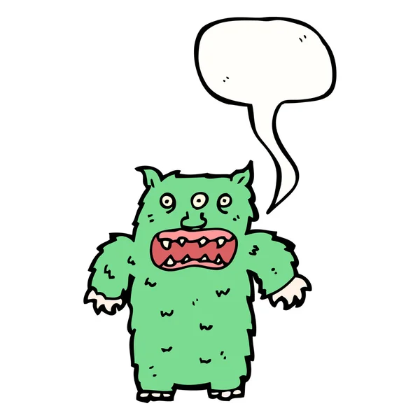 毛茸茸的怪物 — 图库矢量图片