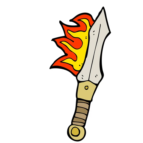 炎の剣 — ストックベクタ