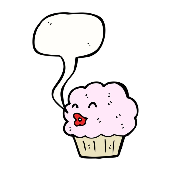 Valentijn cupcake — Stockvector