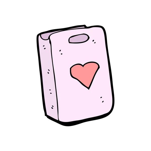 Valentine sac cadeau — Image vectorielle