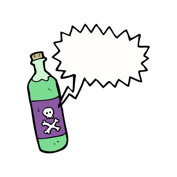 Poison bottle — Stock Vector