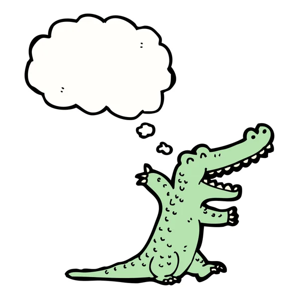 Friendly crocodile — Stock Vector