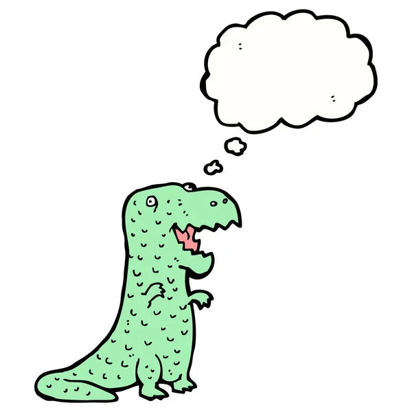 幸せな恐竜 — ストックベクタ