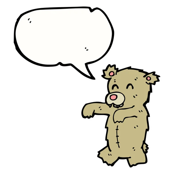 僵尸玩具熊 — 图库矢量图片