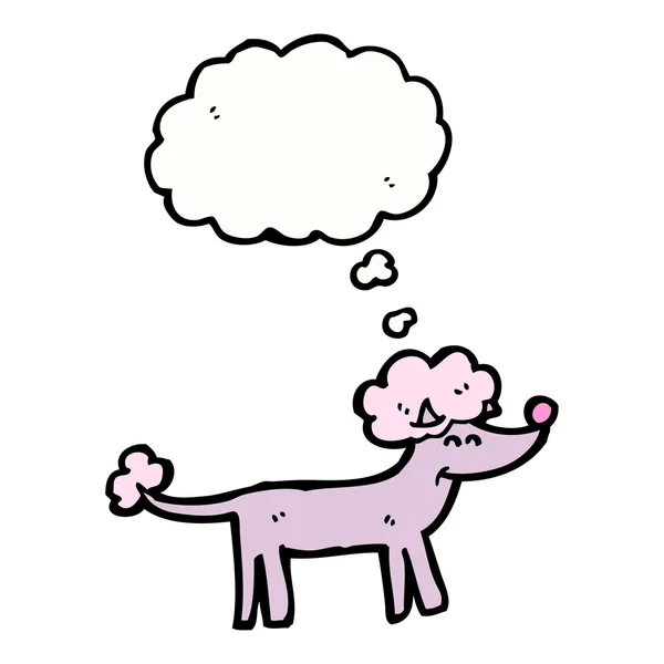 Caniche rosado — Vector de stock