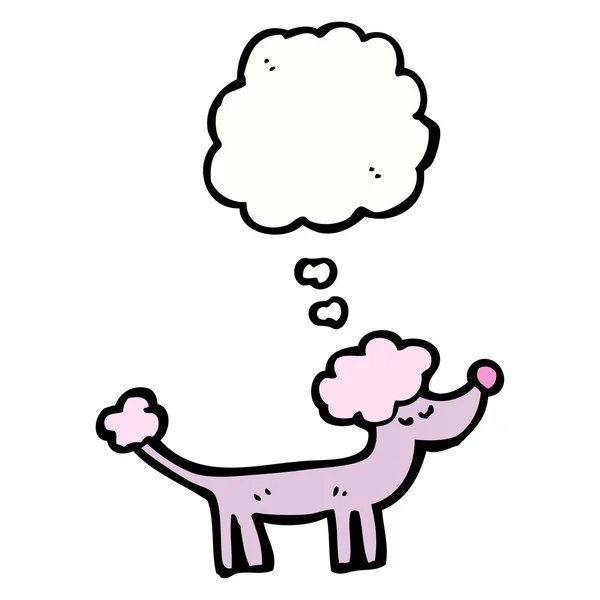 Pink poodle — Stock Vector