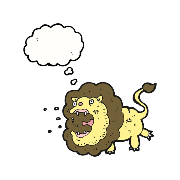 Brüllender Löwe — Stockvektor