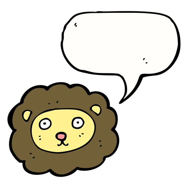 Face de lion — Image vectorielle