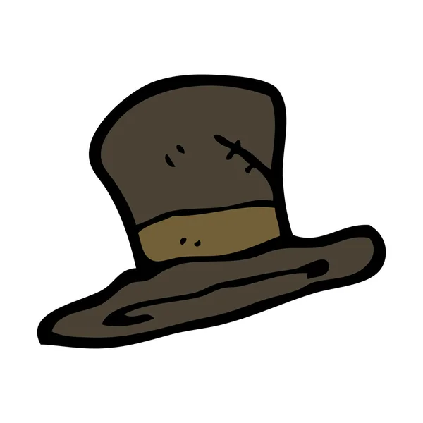 Παλιό καπέλο κορυφή — Διανυσματικό Αρχείο