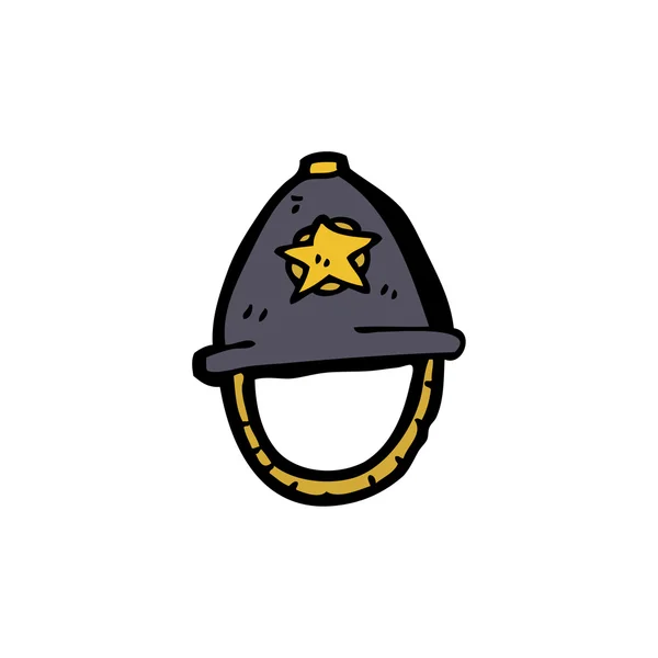 Chapéu de polícia — Vetor de Stock