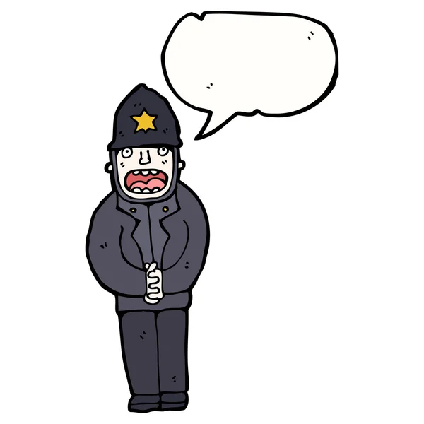 Британский полицейский — стоковый вектор