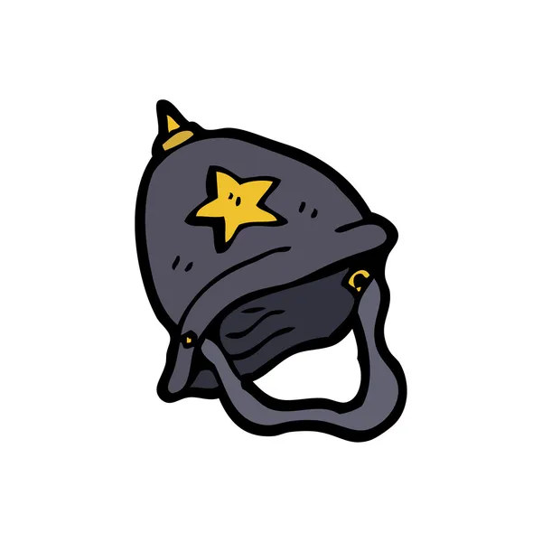 Casco de policía — Vector de stock