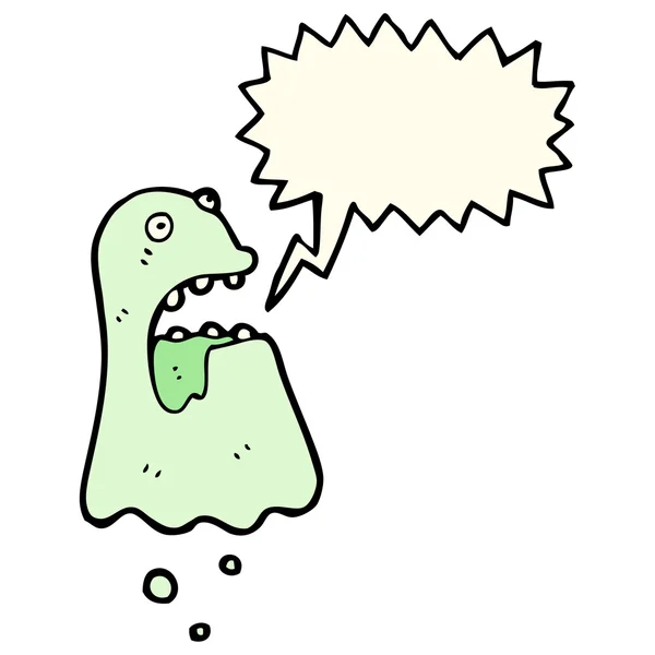 Slimy ghost — Stock Vector