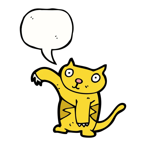 Lindo gato — Vector de stock