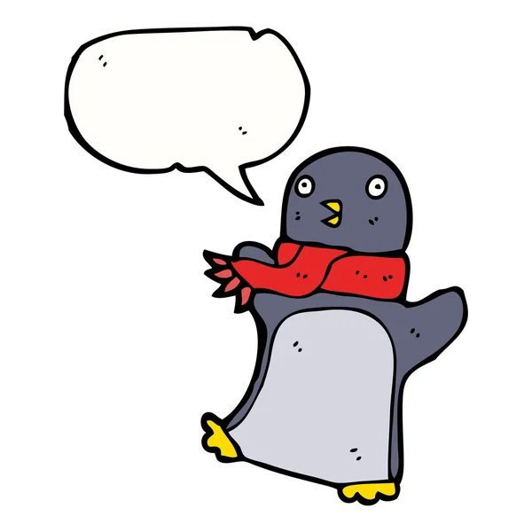 Dancing penguin — Stock Vector