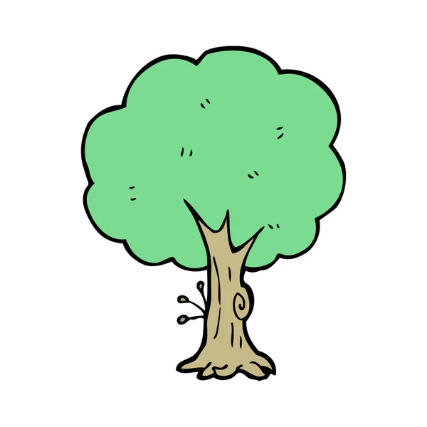 Árbol corto — Vector de stock