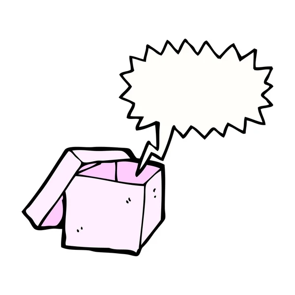Boîte rose — Image vectorielle