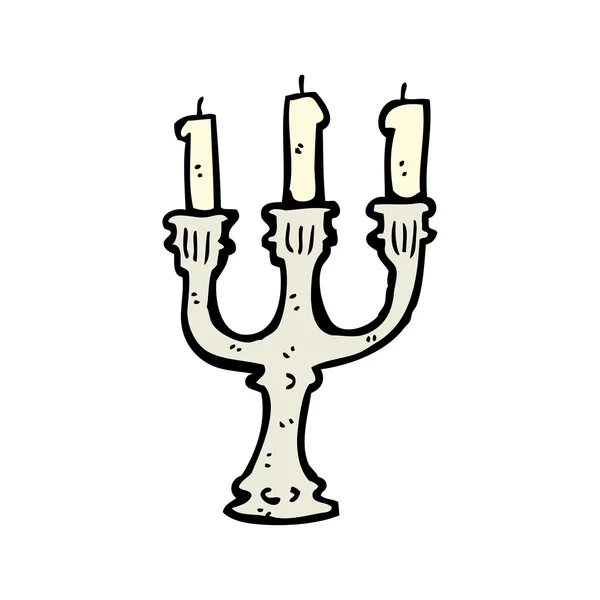Старий свічник — стоковий вектор