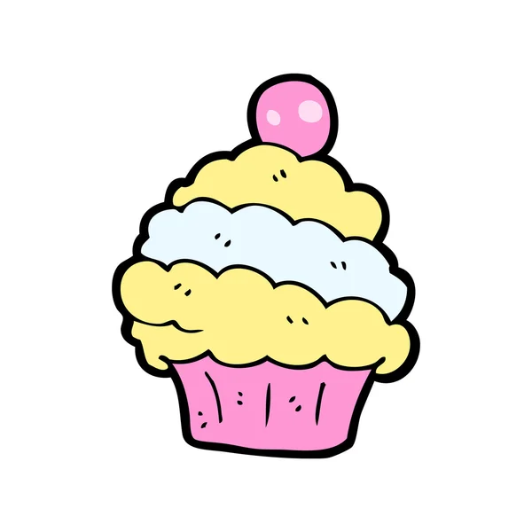 Cseresznye cupcake — Stock Vector