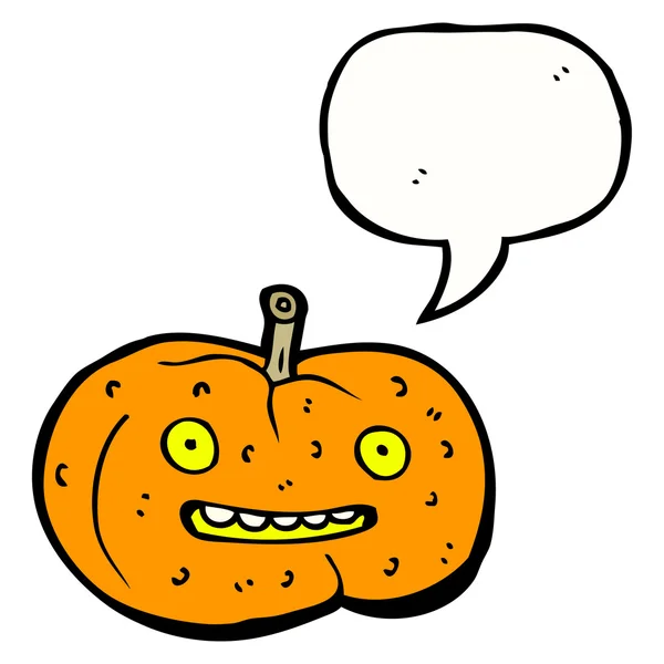 Friendly pumpkin — Stock Vector
