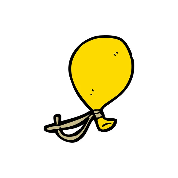 Gelber Ballon — Stockvektor